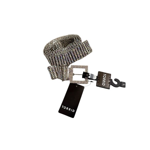 Torrid Rhinestone Jean Belt Women’s Sz 1 Plus Size 14-16 - Picture 2 of 6